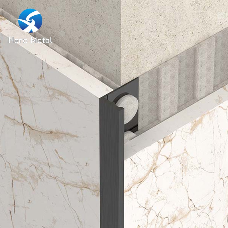 moldura de baldosas de aluminio cermico de borde