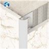 matt silver tile edging strip